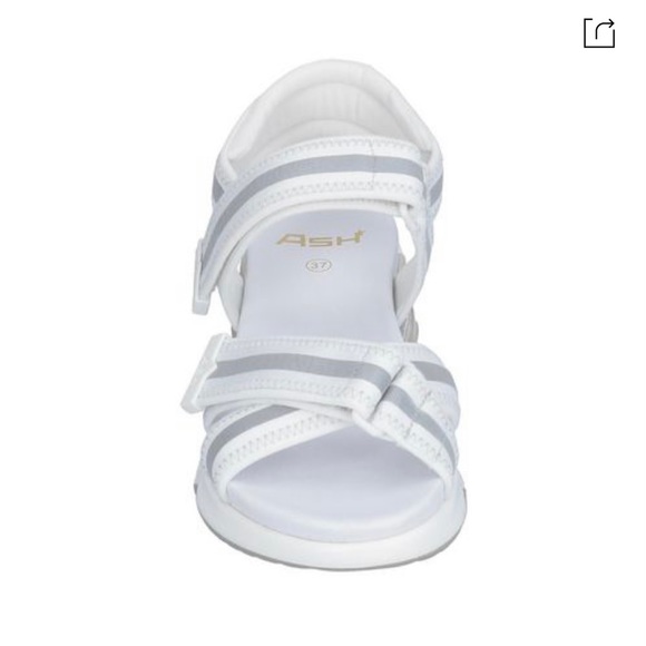 ASH Striped Platform Walking Sandals - Picture 4 of 7